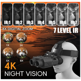 4K Binoclu digital pentru vedere pe timp de noapte NV8000