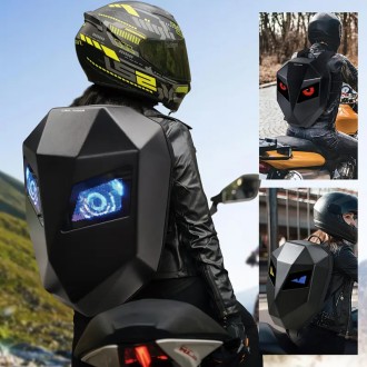 Rucsac cu ecran LED – și – ochi luminoși