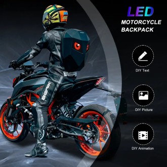 Rucsac cu ecran LED – și – ochi luminoși