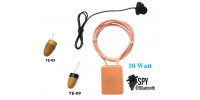 Cască spion cu colier Bluetooth + amplificator 10W + microfon extern - TOP 2022 